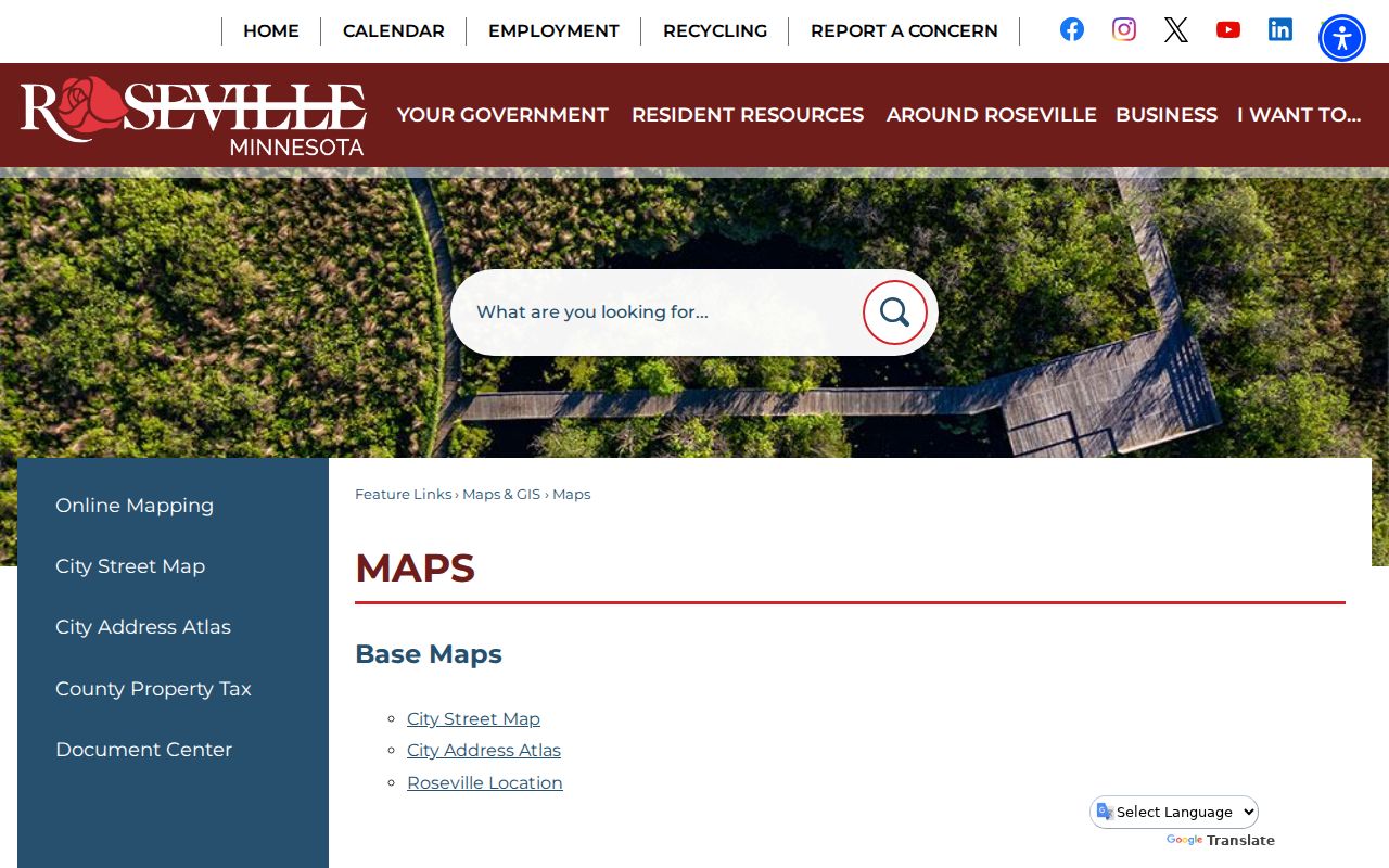 Roseville ZIP code directory city map collection