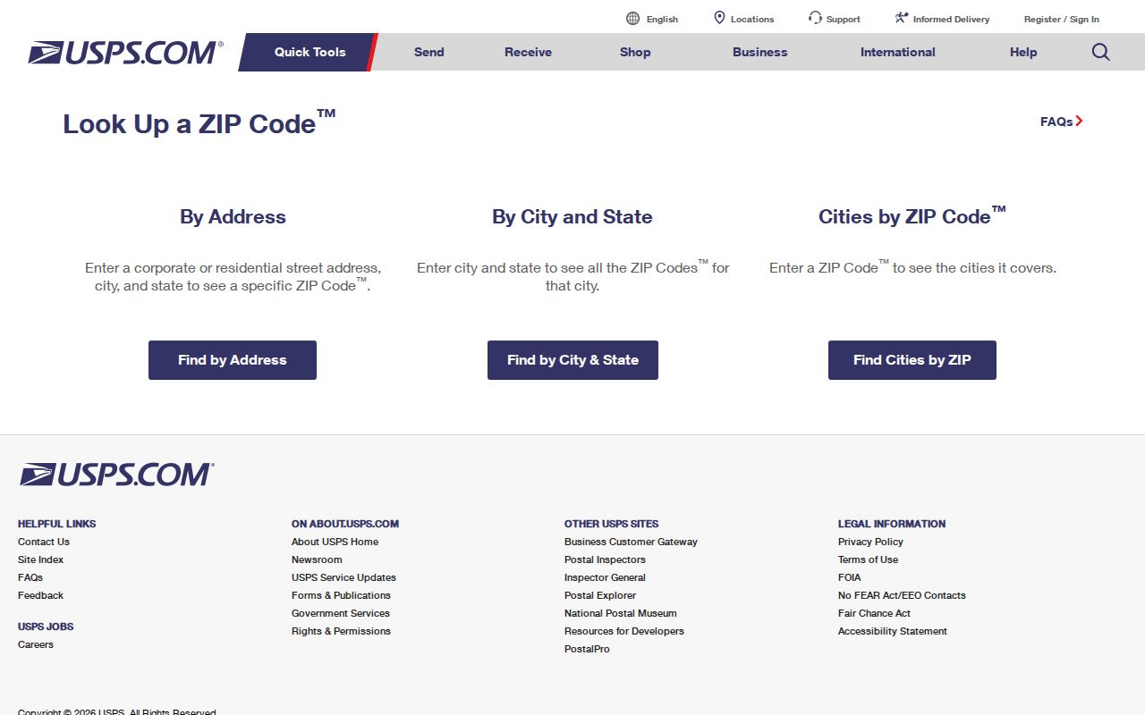 Roseville ZIP code directory USPS ZIP Code Lookup